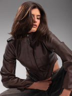 BROWN LEATHER STATEMENT